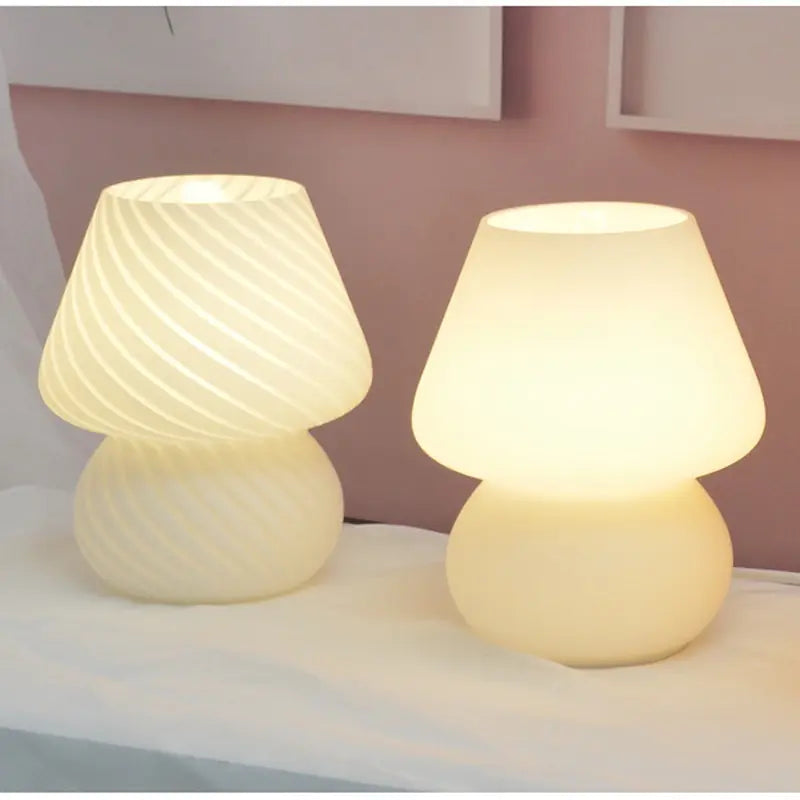 Translucent Glass Bedside Lamp