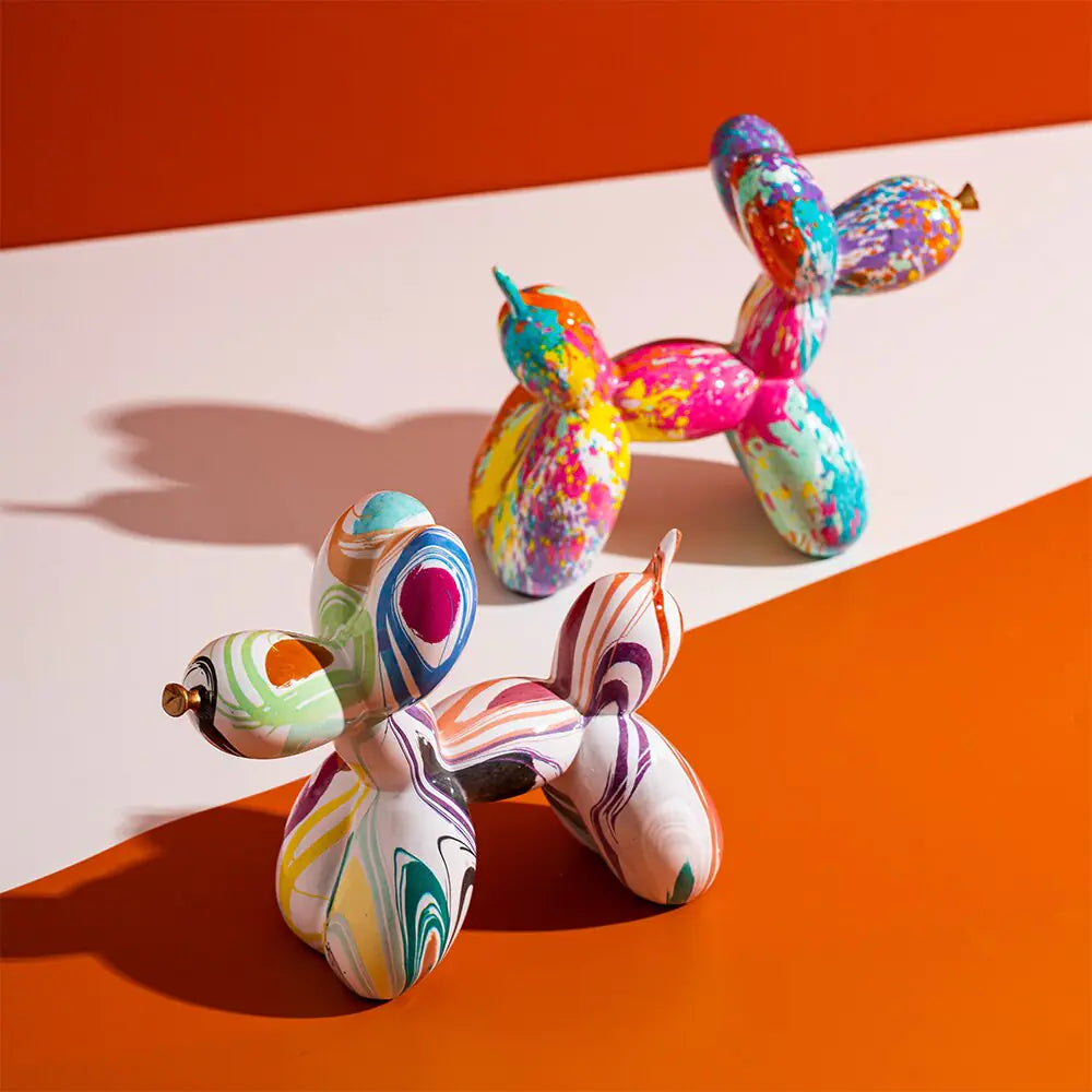 Nordic Resin Balloon Dog Statue