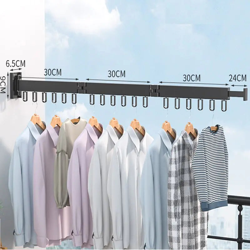 Retractable Clothes Drying Rack